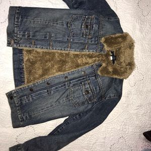Vintage fur-lined Gap Jean jacket